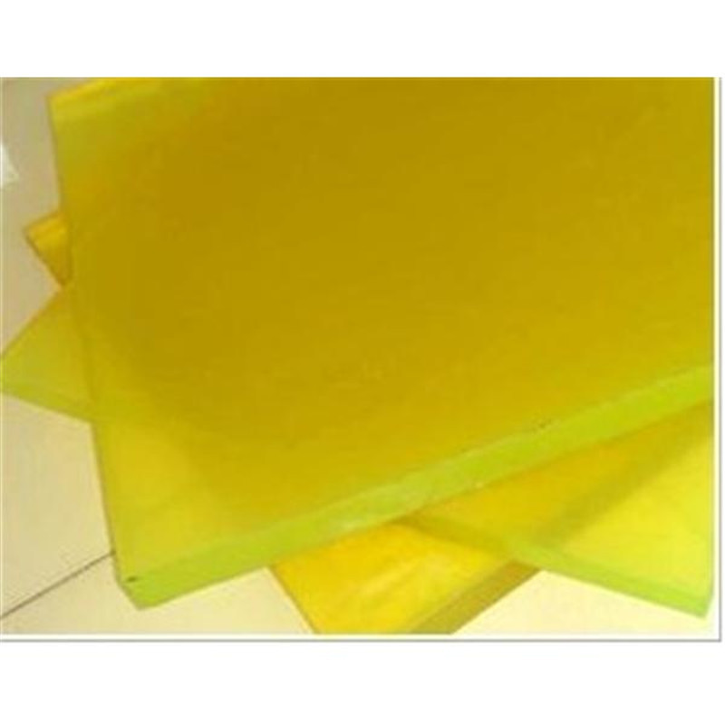 供应用于弹簧的PU聚氨酯板黄色PU板高弹性聚氨酯板图片