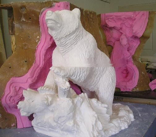 供应用于工艺品生产的仿真动物雕塑复制用的模具硅胶、液体硅胶流动性好容易操作