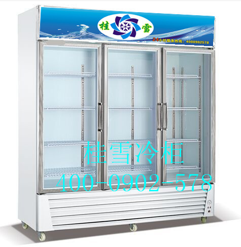 三门冰柜供应广西南宁便利店三门冰柜价格图片