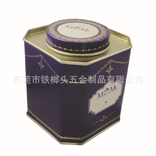 供应高质量防灰包装马口铁茶叶方罐图片