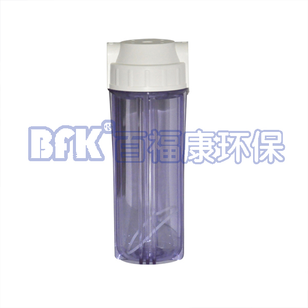 净水器配件10寸透明滤瓶前置过滤瓶2/4分口纯水机滤芯壳