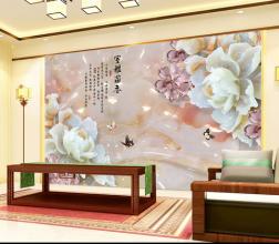 深圳厂家生产的3D效果瓷砖背景墙批发