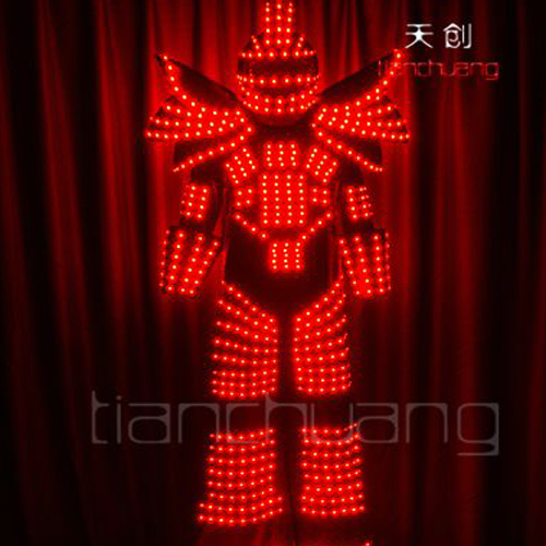 led发光机器人舞台发光服装装扮批发