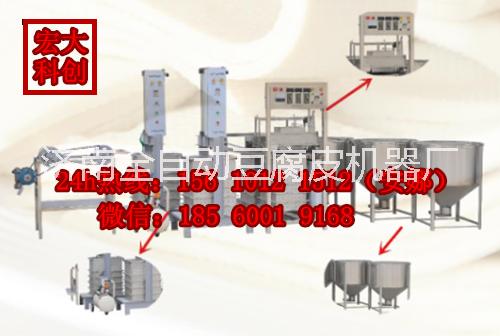 供应西安大型仿手工豆腐皮机生产线 仿手工豆腐皮机厂家