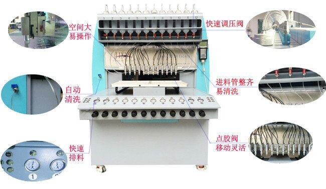 广东厂家直销pvc滴塑机 高精密三轴点胶机 全自动pvc滴塑机