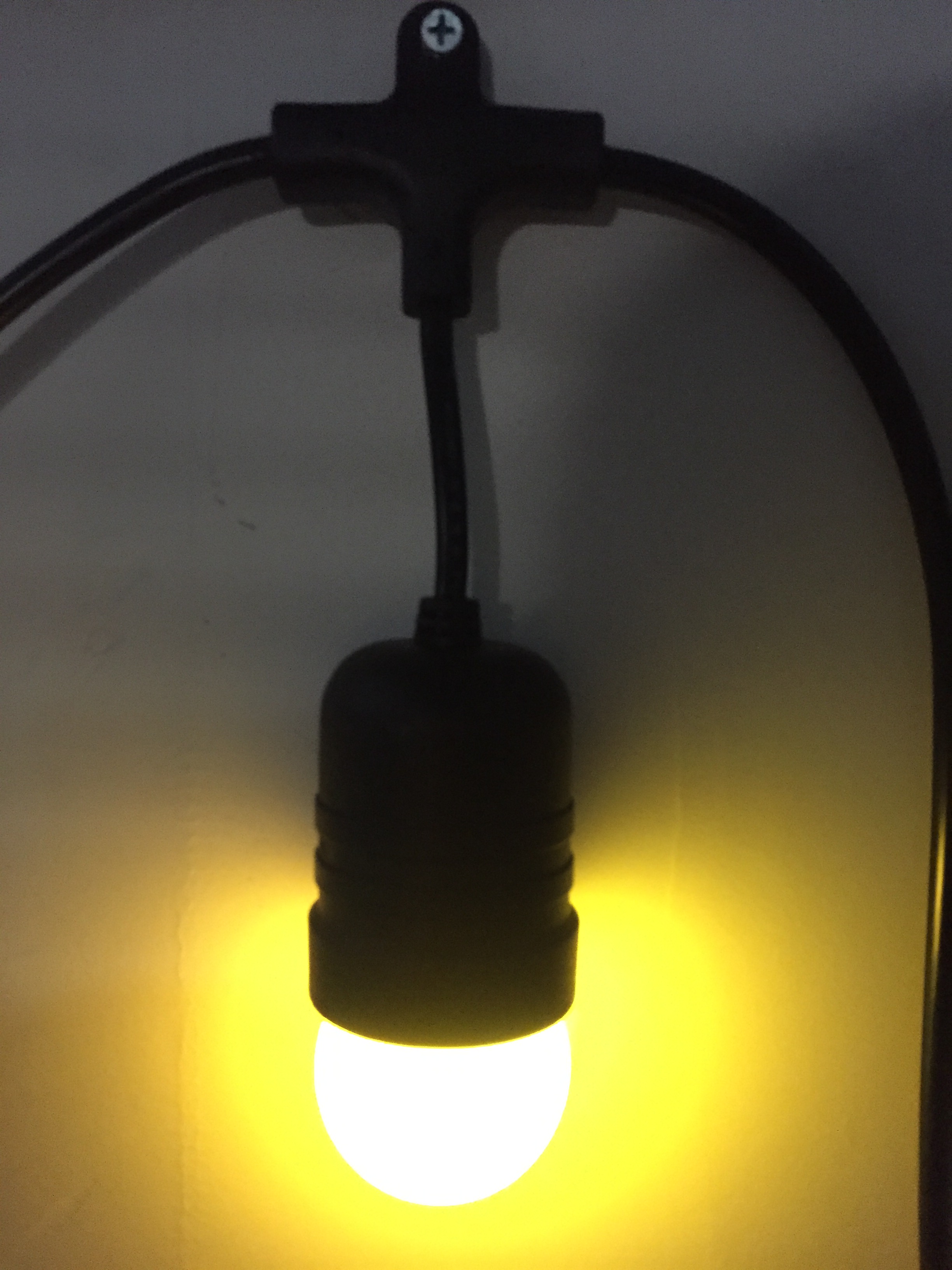 供应户外灯带 E26灯串 防水灯串线 E27灯头