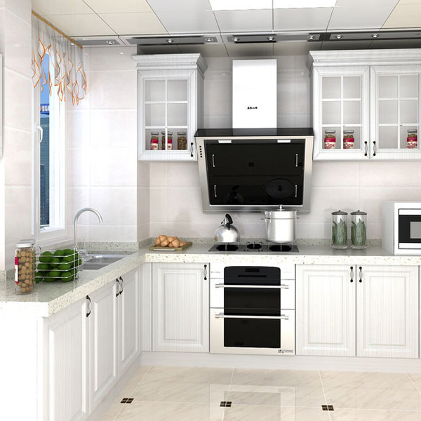 德尼尔定制橱柜整体橱柜现代简约厨柜L型厨房地柜组合定制图片