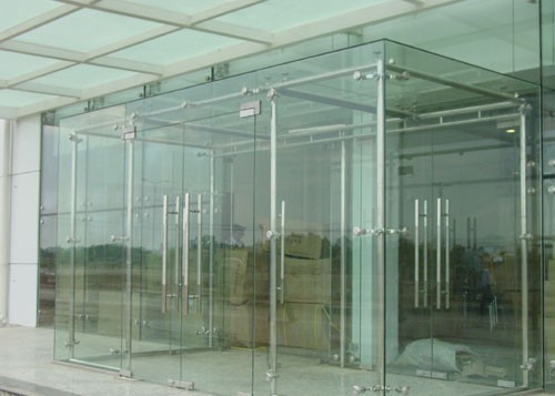 供应广州钢化玻璃门安装订做