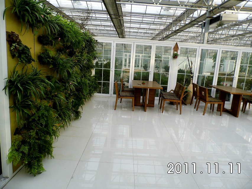 温室大棚造价智能连栋连栋玻璃生态温室、生态餐厅山东豪达瑞科温室图片