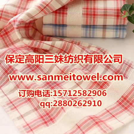 供应纯棉纱布枕巾  厂家长期供应