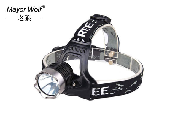 供应用于骑行户外的正品cree T6强光自行车灯充电式夜骑行LED头灯