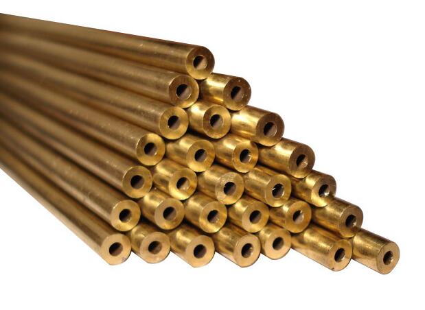 供应用于电子散热器的木盘铜管，H65毛细黄铜管图片