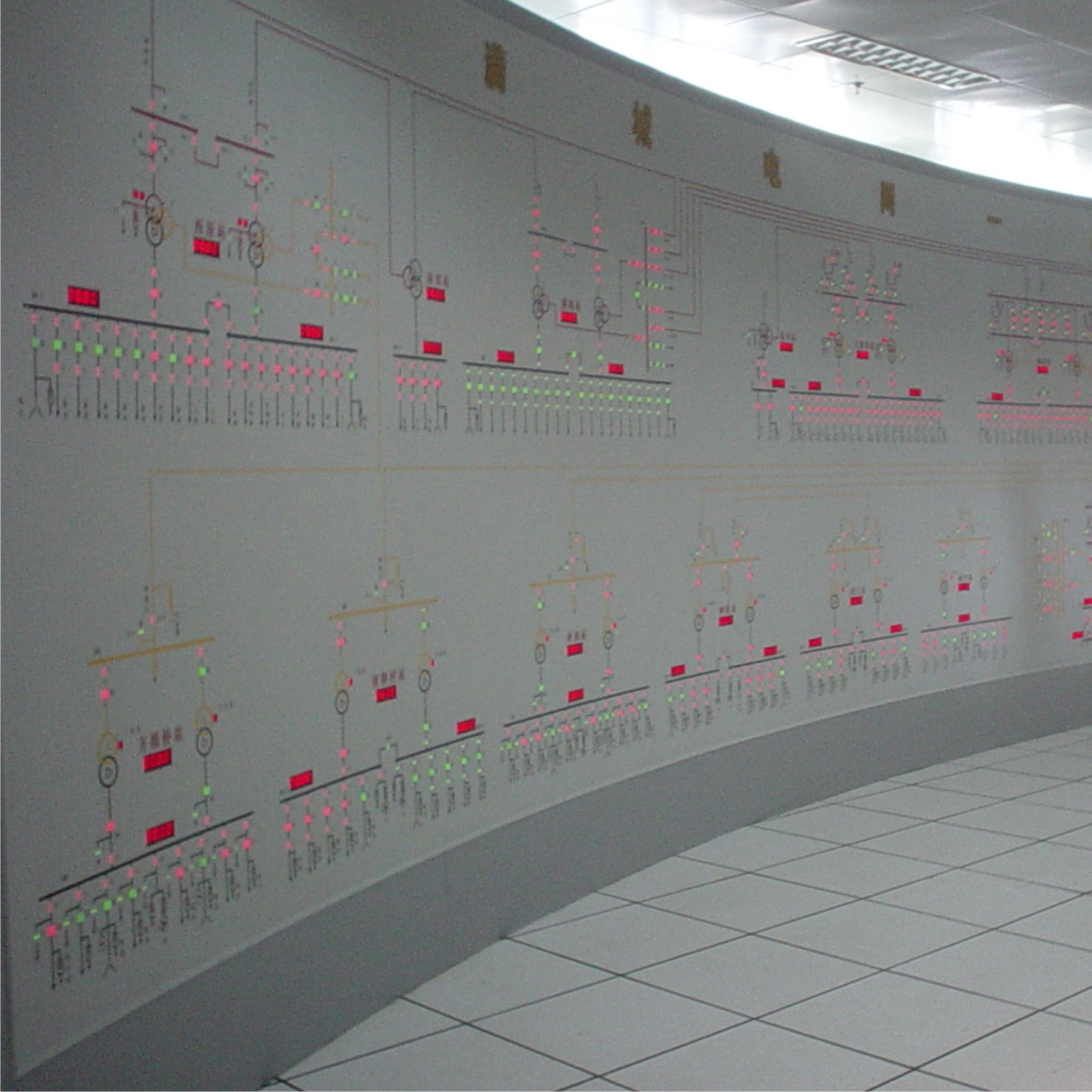 北京模拟屏 马赛克模拟屏 配电室模拟屏 模拟图版 调度模拟屏