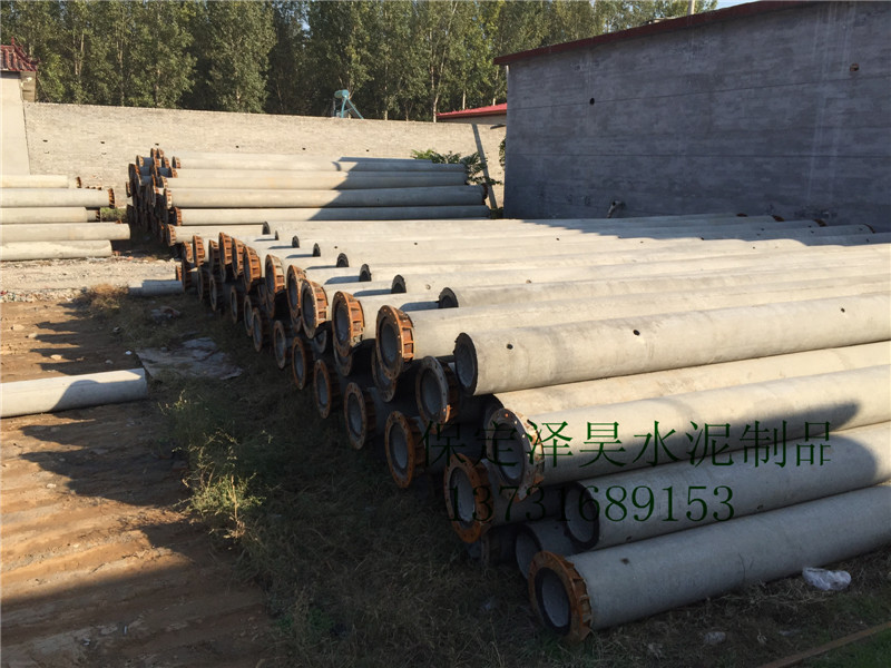 供应12米水泥电线杆厂河北保定山西北京内蒙古非预应力水泥电线杆厂图片