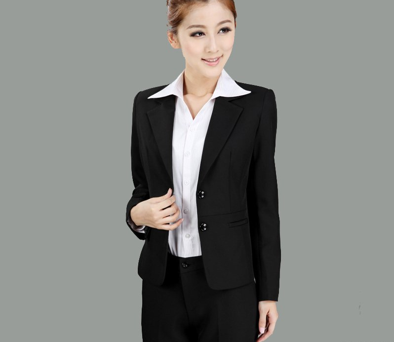 郑州市团体男女西服套装定制女士职业套装厂家