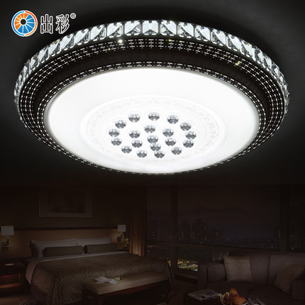 供应圆形LED吸顶灯客厅卧室吊灯现代简约卧室灯餐厅灯饰变色大气灯具