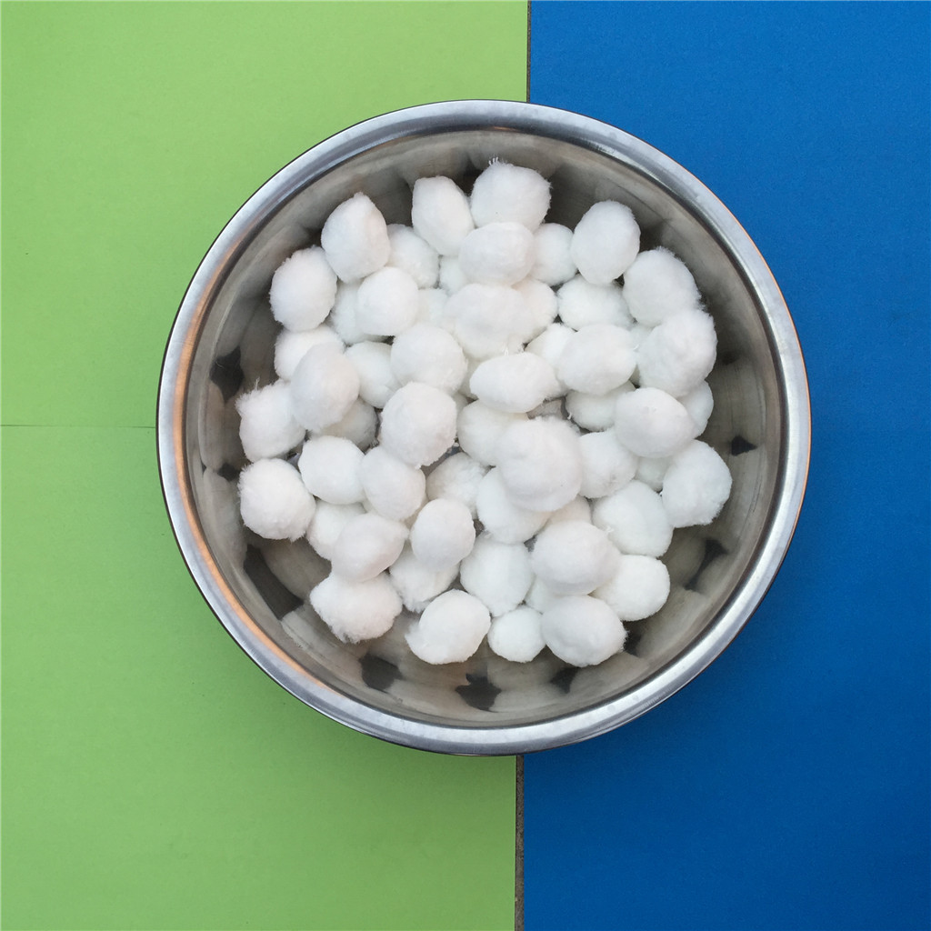 纤维球滤料 纤维球滤料生产厂家 高效过滤纤维球滤料 纤维球填料 北京纤维球滤料图片