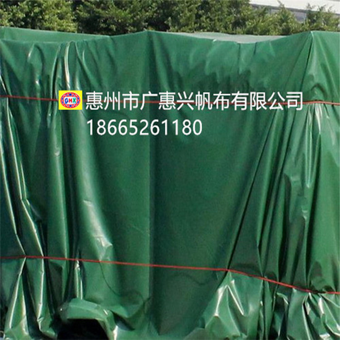 供应用于各种养殖场卷|汽车帆布|猪场卷帘帆布的惠州厂家直销工地防水防火帆布图片