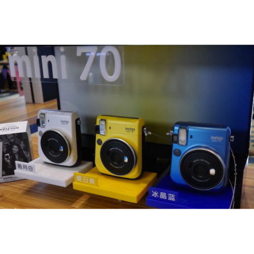 供应用于的拍立得mini70相机批发香港拍立得相机mini70相机富士一次成像相机白蓝黄色