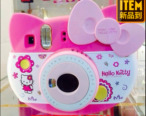 供应拍立得相机香港价格富士拍立得相机mini8立拍得Hellokitty40周年 粉色