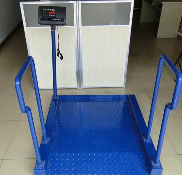 供应医院透析轮椅秤，300kg轮椅电子秤，轮椅称重地磅秤