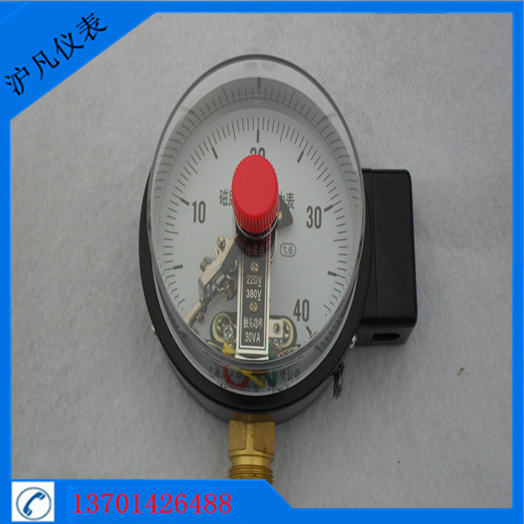 供应YXC100磁助电接点压力表，磁助电接点压力表型号，磁助电接点压力表价格图片