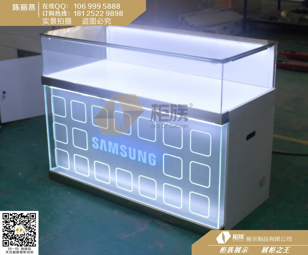 供应用于展示手机的中国移动4G+手机展示柜台图片图片