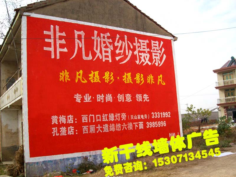 湖北/武汉/农村/乡镇墙体广告图片