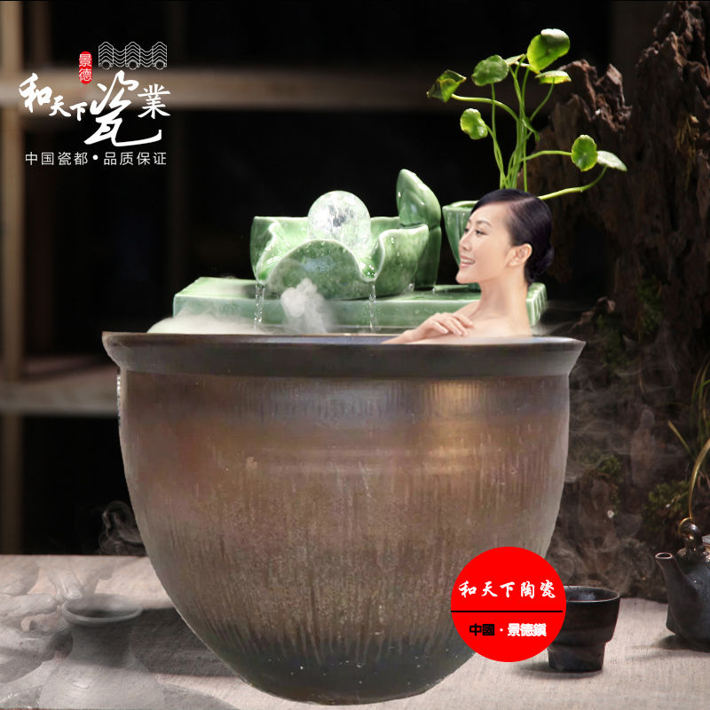 上海极乐汤陶瓷洗浴大缸厂家