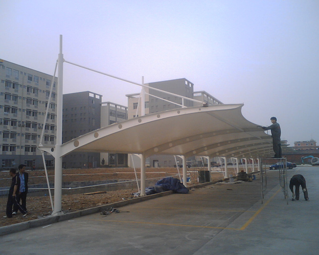 上海市膜结构图片厂家供应于浙江膜结构停车棚设计制作，膜结构图片，上海膜结构电动车棚施工工程