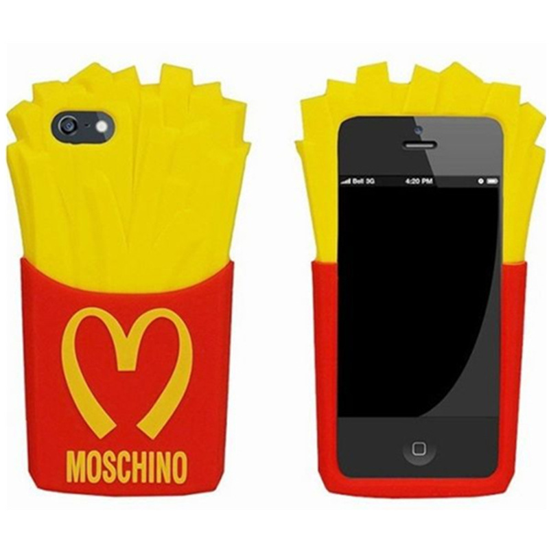 供应手机套供应麦当劳M字母型手机壳批发可爱红黄色苹果iPhone5/5S手机套图片