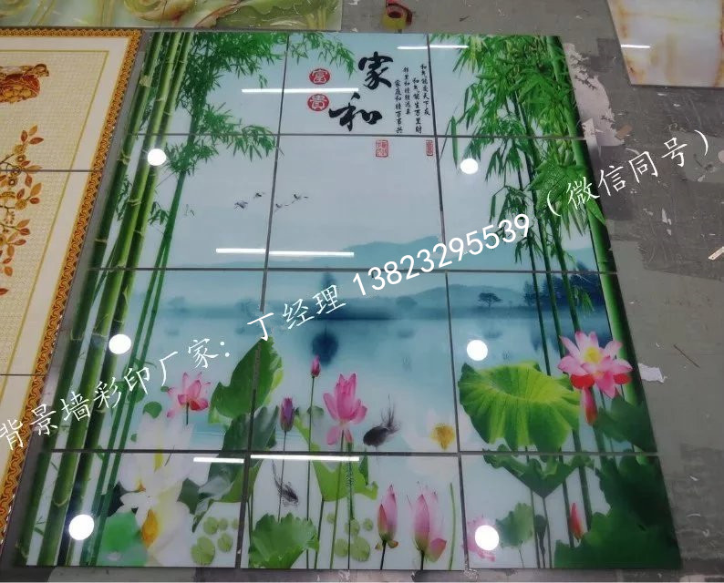 深圳市壁画壁纸印刷机|浴室背景墙彩印机厂家