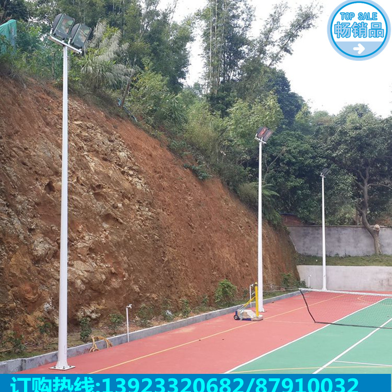 篮球场灯杆 供应惠州惠城6米镀锌高灯杆价格 厂家直销