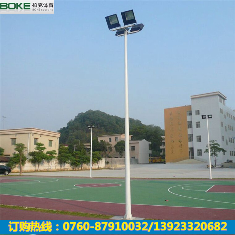 厂家生产球场高杆灯杆6米8米10米篮球场灯杆价格全国热销图片