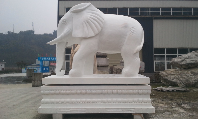 汉白玉，2.8米大象供应汉白玉，2.8米大象、福建汉白玉大象、广东汉白玉大象价格、汉白玉大象雕刻