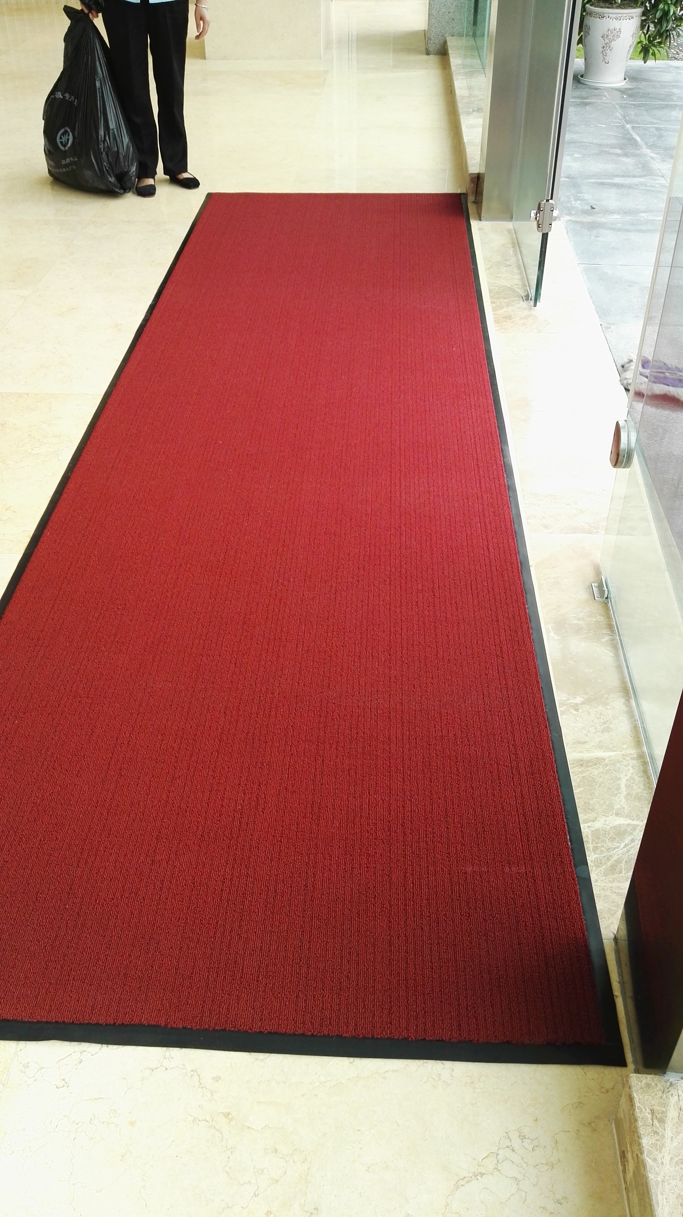 厂家直销 洁彩地毯 除尘刮沙 吸水防滑三加一条纹 4000型地垫