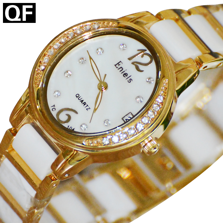 供应用于手表厂家的防水双显日历女腕表时装表图片