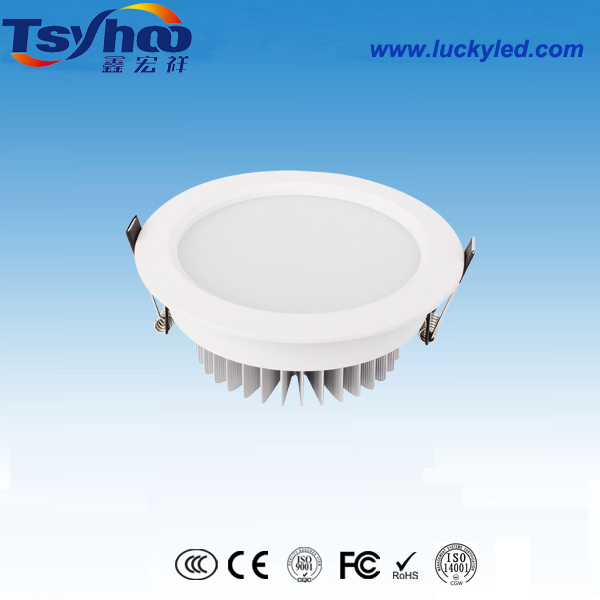 供应用于商用照明的鳍片式散热5WLED筒灯2.5寸天花筒灯商业改造用节能筒灯图片