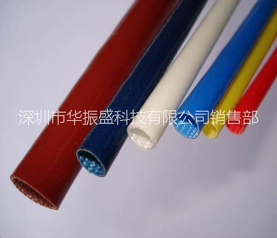 供应用于保护，绝缘的硅树脂玻璃纤维套管图片