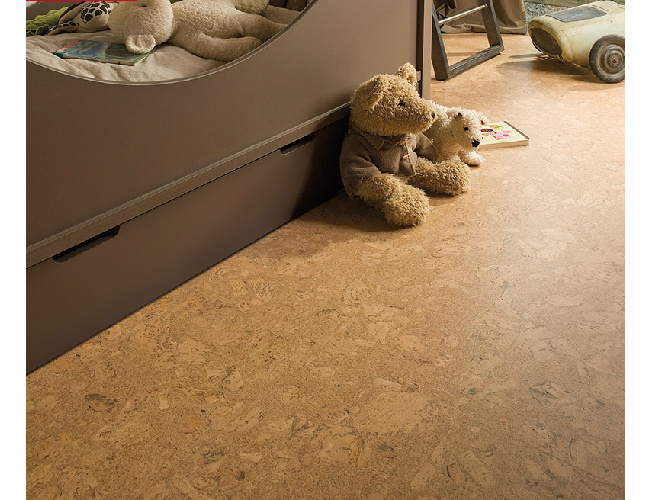 供应用于家庭装修用软的得高进口软木地板，软木地板品牌图片