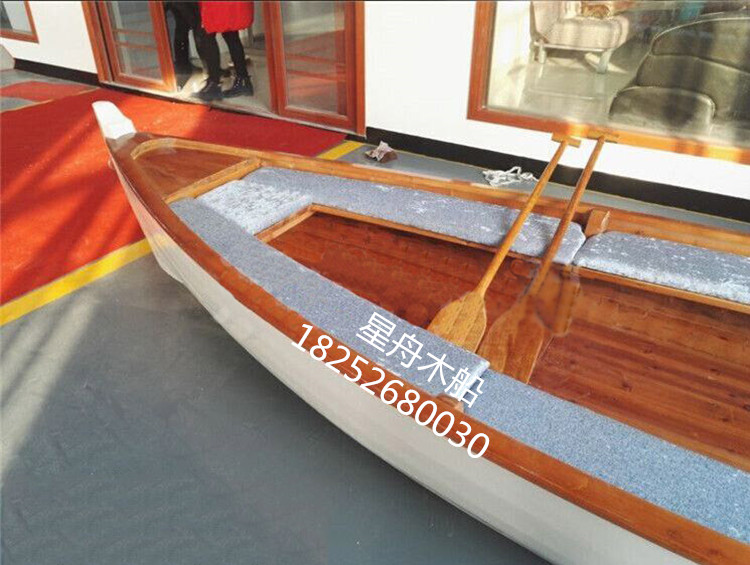 泰州市兴化市木船厂家兴化欧式手划单亭木船 兴化市木船