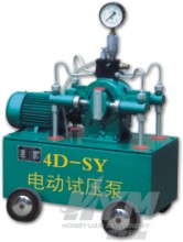 供应用于石油煤炭|胶管的鸿源牌压力自控试压泵4D-SY常规试压泵