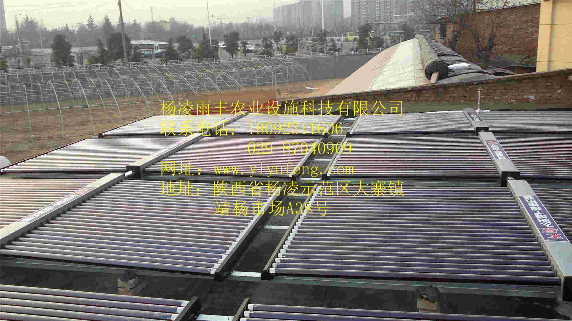咸阳市新型太阳能热水循环集热温室大棚厂家