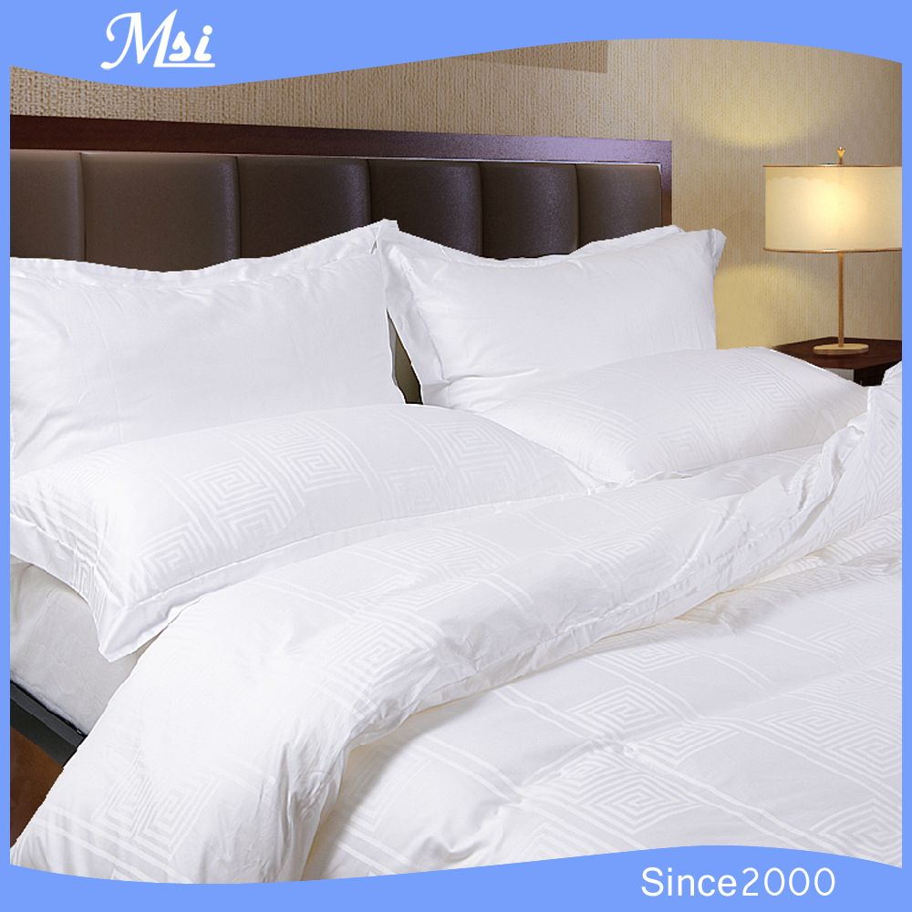 供应用于床上用品的酒店宾馆床上用品纯棉布草四件套