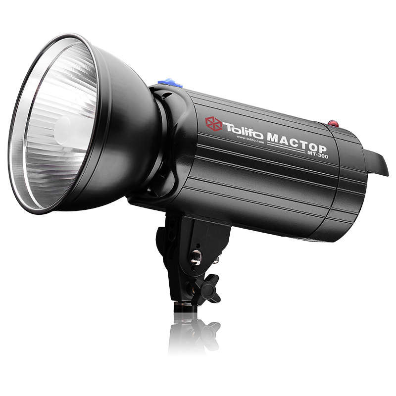 供应用于产品摄影柔光的MT-300高品质闪光灯