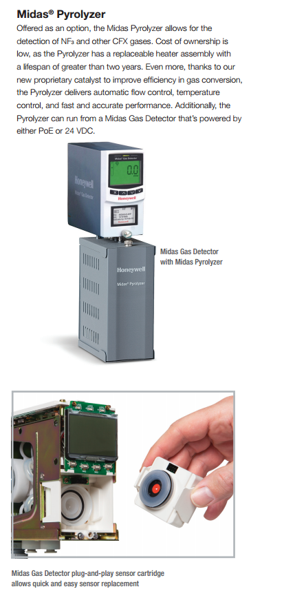供应Honeywell/霍尼韦尔高科行业气体检测仪Midas（毒气和可燃气体）图片