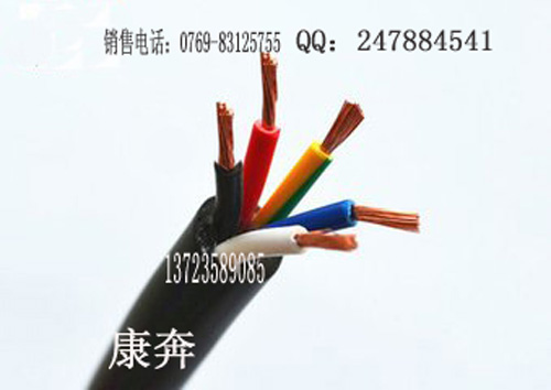 供应5芯电缆线多芯护套软电缆 多芯护套软电缆 控制电缆图片