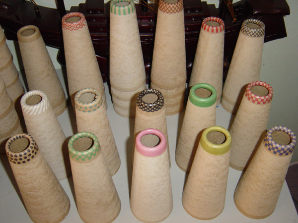 供应用于纺织厂纱用的宝塔型纸管