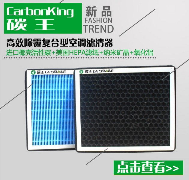 供应汽车空调滤清器 碳王空调滤清器