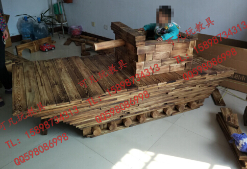 优质大型碳化积木|幼儿园实木桌椅批发